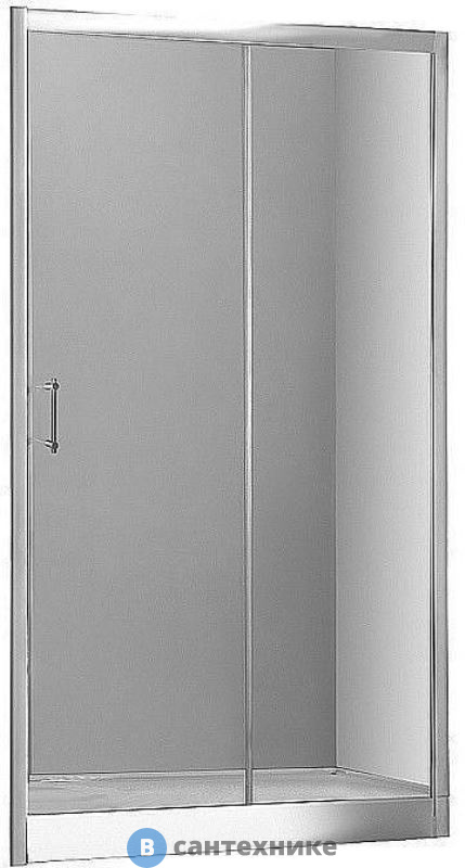 Душевая дверь Aquanet Alfa NAA6121 160, прозрачное стекло (273611)