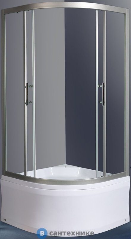 Душевое ограждение WELTWASSER WW500 С 100/159 1000х1000х1590 мм без поддона