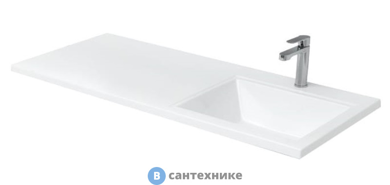 Раковина-столешница Aquanet Даллас 110 правая (235498)