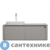 Тумба с раковиной Black&White U915.1200L Blum металлический ящик (1200x545x400)
