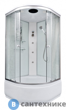 картинка Душевая кабина Deto ЕМ4590 с гидромассажем (900*900*2200)