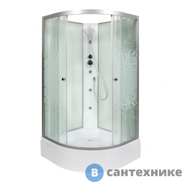 картинка Душевая кабина Deto L 710 N с гидромассажем (100х100х200 см)