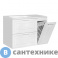 картинка Тумба под раковину Style line Альба (2 ящ./корзина) Барселона 90 левая, Люкс, белый, универсальная PLUS (4650134472905)