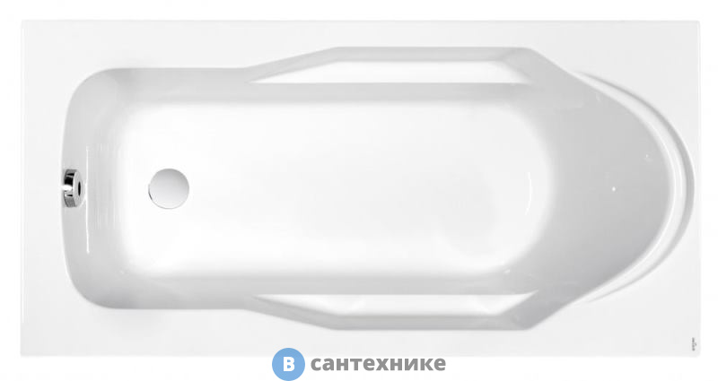 Акриловая ванна Cersanit SANTANA 150x70 (WP-SANTANA*150-W), без каркаса и сифона