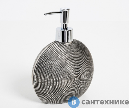 картинка Дозатор для жидкого мыла WasserKRAFT Eider K-33399, 620 ml металл, хромоникелевое покрытие, полирезин