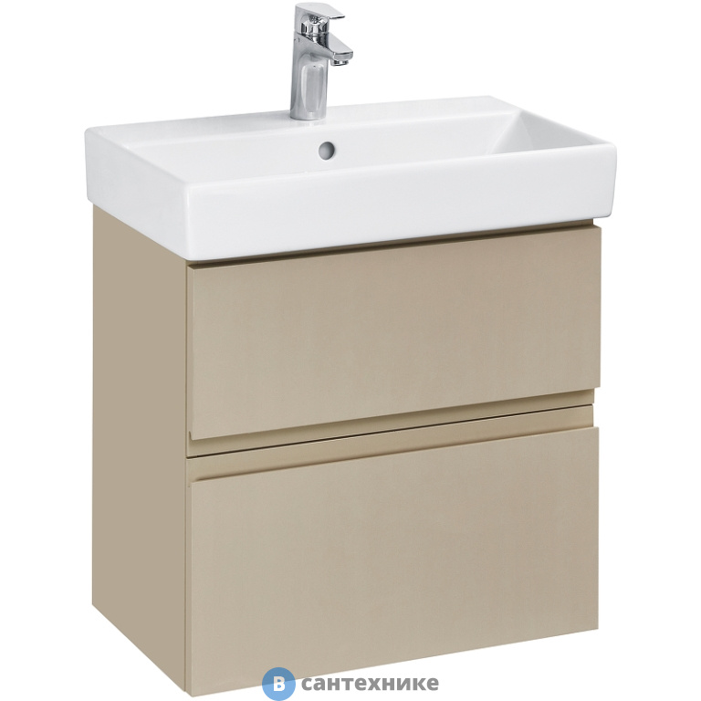 Тумба под раковину Roca OLETA 56,4 A857639515 подвесная, капучино