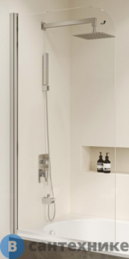 картинка Шторка на ванну RGW SC-109 хром/Прозрачное/6 мм 70*150 (411110907-11)