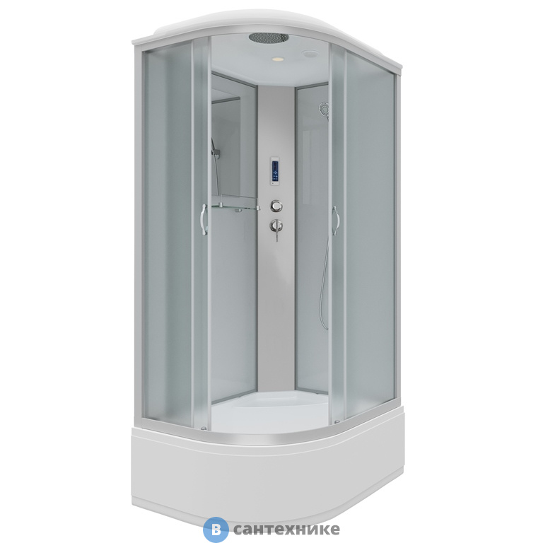 Душевая кабина Niagara NG-2310-14RP (1200х800х2150) высокий поддон, стекло матовое