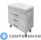 картинка Тумба Comforty Никосия-80Н дуб белый с раковиной Fest 80 F01