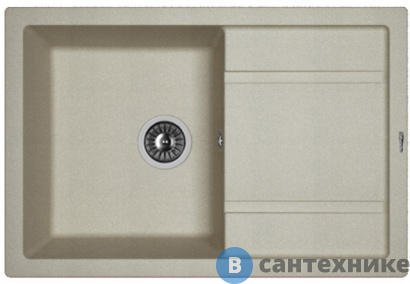 картинка Кухонная мойка FLORENTINA Липси 760, грей FSm (20.160.D0760.305)