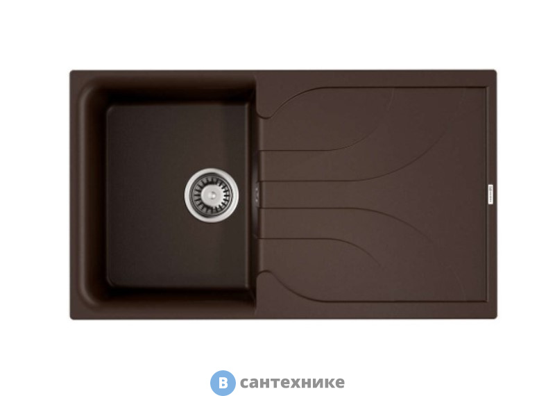 Кухонная мойка OMOIKIRI Yasugata 86-DC темный шоколад (4993872)