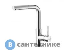 Смеситель Alveus SIROS - P CHR хром (выдвижной излив) (1129047)