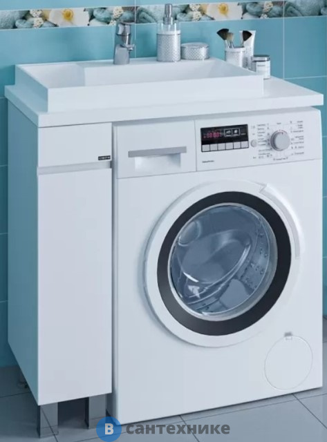 Тумба под раковину СанТа Марс 19 1 дверь, напольная без ручек, ум. Юпитер 800*500 (900127)