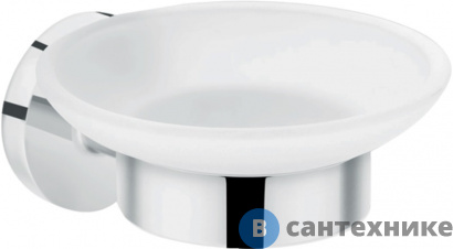 картинка Мыльница Hansgrohe 41715000 Logis хром