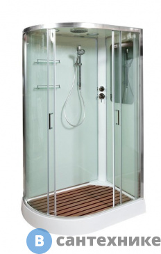 картинка Душевая кабина Deto А102 R стандартная (120х80х220 см)