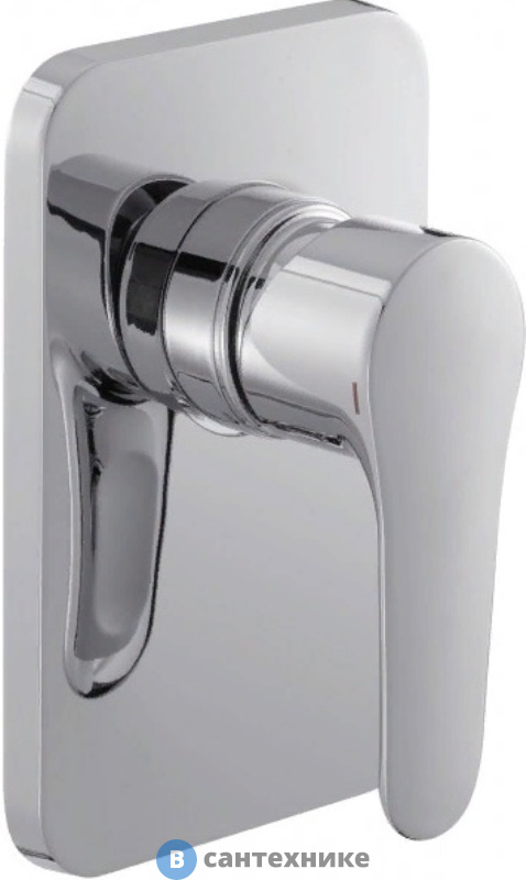 Смеситель Jacob Delafon JULY E98702-CP встраиваемый, на 1 выход (хром)