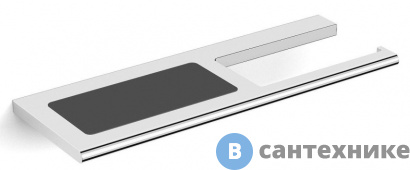 картинка Бумагодержатель Black&White SN-8043 с полочкой для смартфона