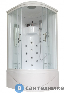 картинка Душевая кабина Royal Bath RB 100NRW-T 1000x1000x2170 (прозрачное) (RB100NRW-T)