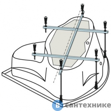 картинка Каркас HusKarl GERDA (М) магнитный крепеж в комплекте, арт.49745