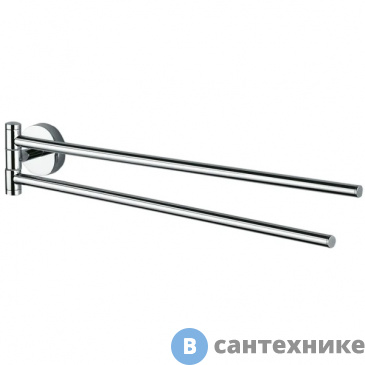 картинка Полотенцедержатель двойной Inda FORUM хром A36150CR
