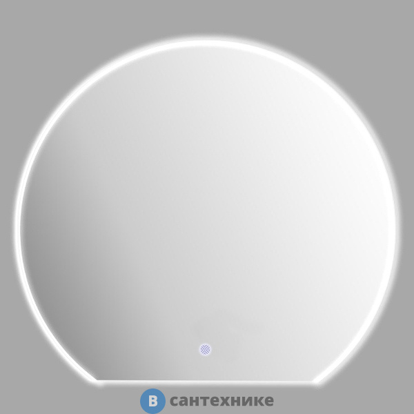 Зеркало Black&White U915.1000MR LED, с кнопкой вкл. (1100x25x1000)