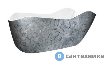картинка Акриловая ванна Lagard TEONA Treasure Silver