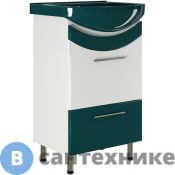 Тумба Mixline РАДУГА 50 зеленый, под умывальник Альфана 52 (522465)