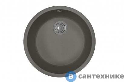 картинка Кухонная мойка FLORENTINA Вега Зеро, чёрный FG (22.425.D0440.102)