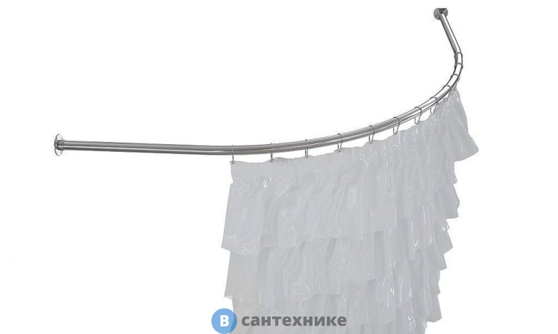 Карниз д/ванн дуга нерж.ст. (Aquanet Jersi 1700*900) (177986)