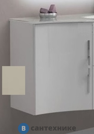 Шкафчик Cezares STING 44769 подвесной под раковину с одной распашной дверцей, реверсивный, Grigio natura, 34x52x55