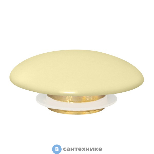 Накладка на слив для раковины ABBER AC0014MY желтая матовая, керамика