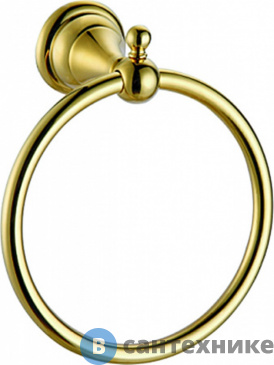 картинка Полотенцедержатель AZARIO ELVIA, золото (AZ-91111G)