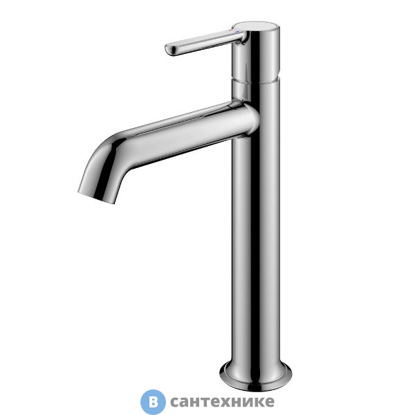 Смеситель Cezares ECO-LC-01-W0 для накладных раковин однорычажный, без донного клапана, хром