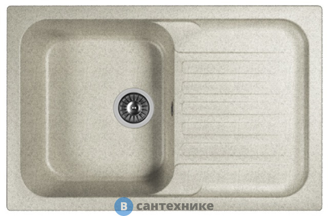 Кухонная мойка Dr. Gans Адель 780, серый СМс (25.090.C0780.408)