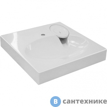 картинка Раковина AZARIO Estet (600*545*80) +сифон (CS00082259)