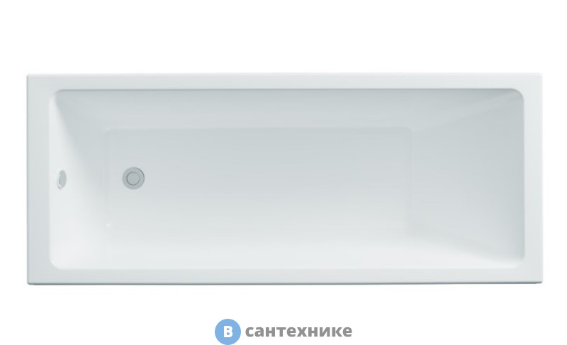 Акриловая ванна Тритон Аура 160 (ST40) без каркаса и сифона