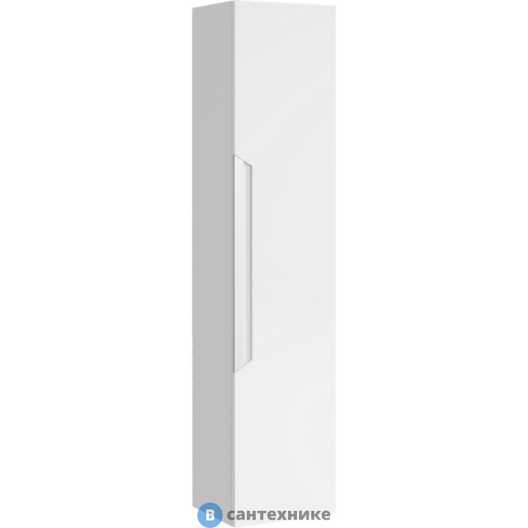 Пенал Aqwella CUBE 30 CUB0503W (подвесной, 30*25*133, белый глянец)