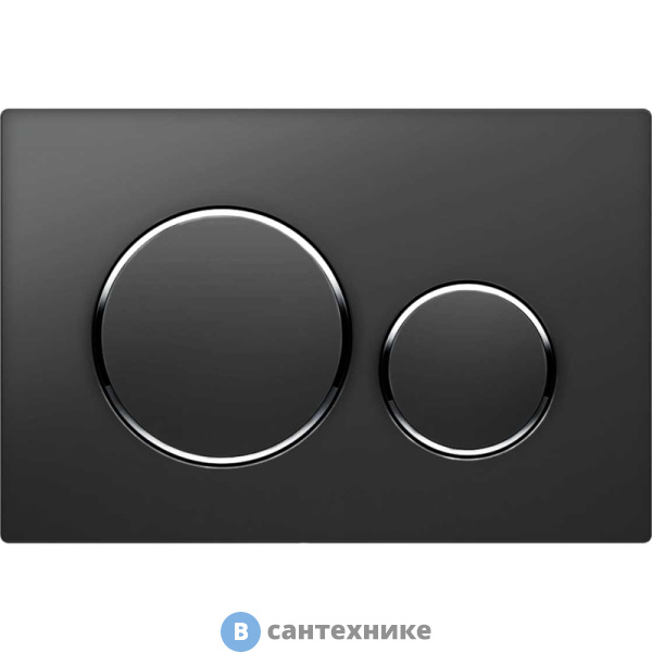 Кнопка смыва Vincea VFP-005MB, матовый черный