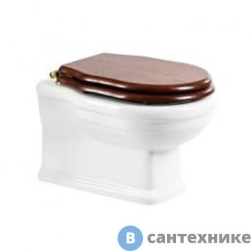 картинка Унитаз BelBagno BOHEME BB115CH подвесной, безободковый, без сиденья 370x530x367