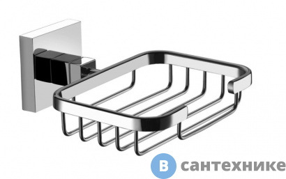 картинка Мыльница AZARIO RINA решетка, хром (AZ-87009)