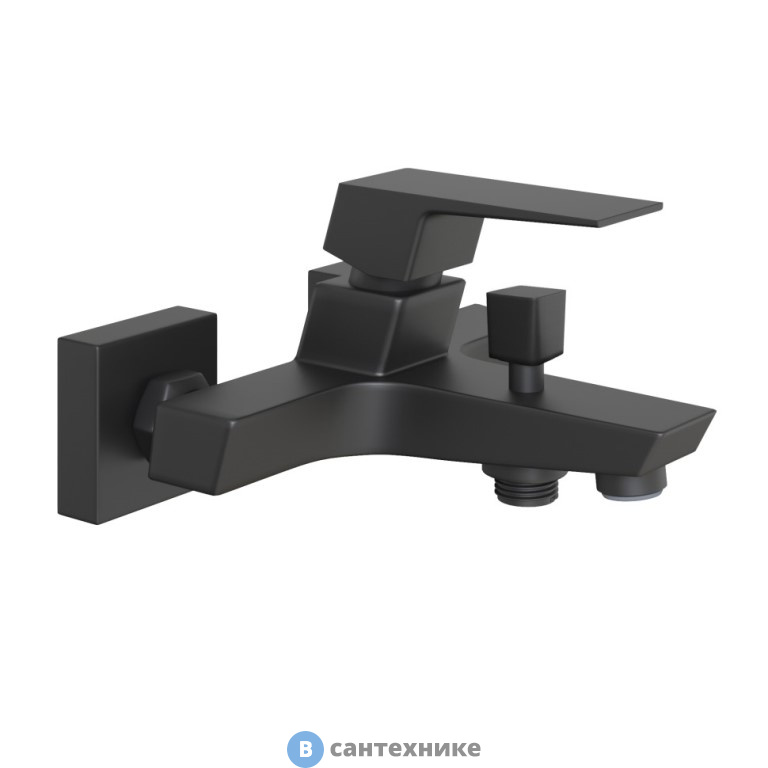 Смеситель Paini Torre 98YO111 для ванны, без аксессуаров, чёрный