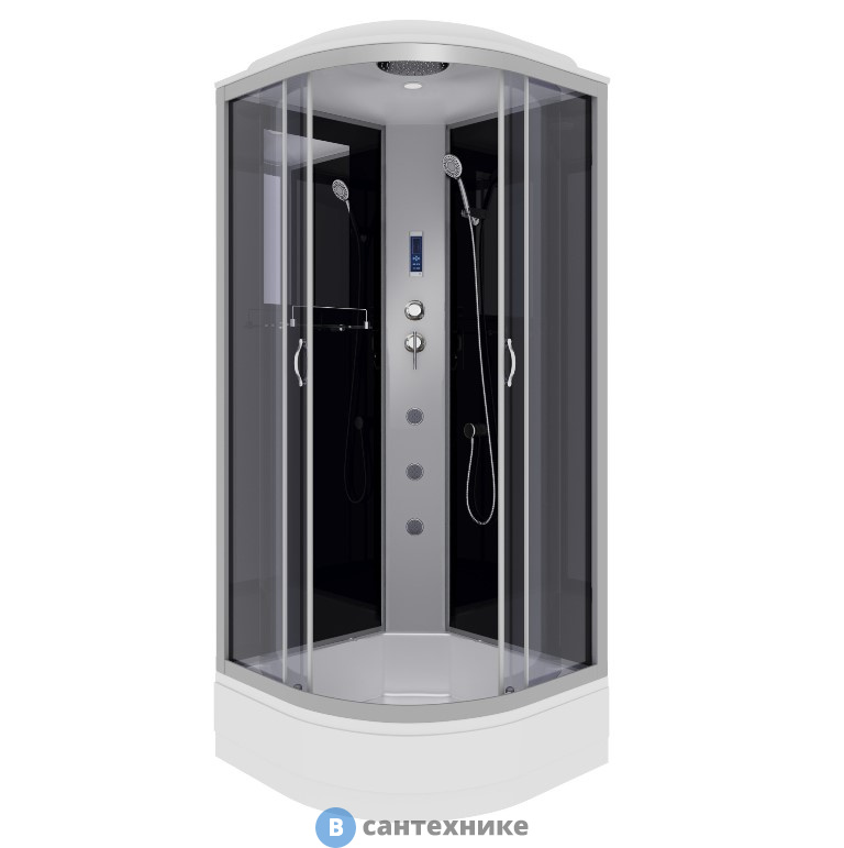 Душевая кабина Niagara NG-3501-14F (900х900х2150) средний поддон, стекло тонированное