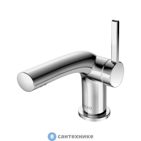 Смеситель Keuco EDITION 400 51504010100 однорычажный для умывальника 80, без гарнитуры, хром