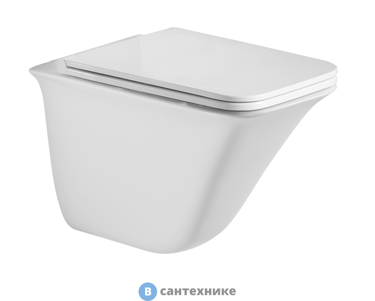 Унитаз с инсталляцией WELTWASSER и кнопкой смыва (MARBERG 410 + ROTBACH 004 GL-WT + MAR 410 RD)