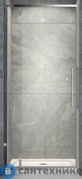 картинка Душевая дверь Veconi VN-33 VN33-70-01-C7 стекло прозрачное, 6 мм (70*195)