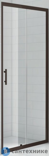 Душевая дверь Cezares ECO-O-BF-1-120-C-NERO (1200х1900)