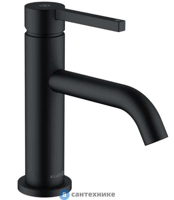 Смеситель Kludi 202663915 NOVA FONTE Pura для умывальника, чёрный мат