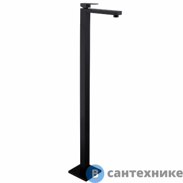 картинка Смеситель ABBER Daheim AF8241B напольный для раковины, чёрный матовый