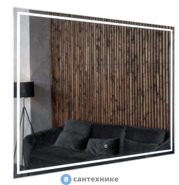 Зеркало AZARIO Classico Quadrato влагостойкое с подсветкой 800*600 (CS00078950)