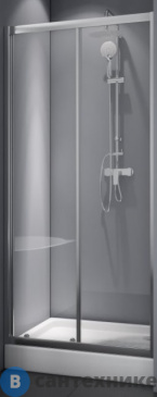 картинка Душевая дверь BelBagno DUE-BF-1-110-C-Cr 1100x1900